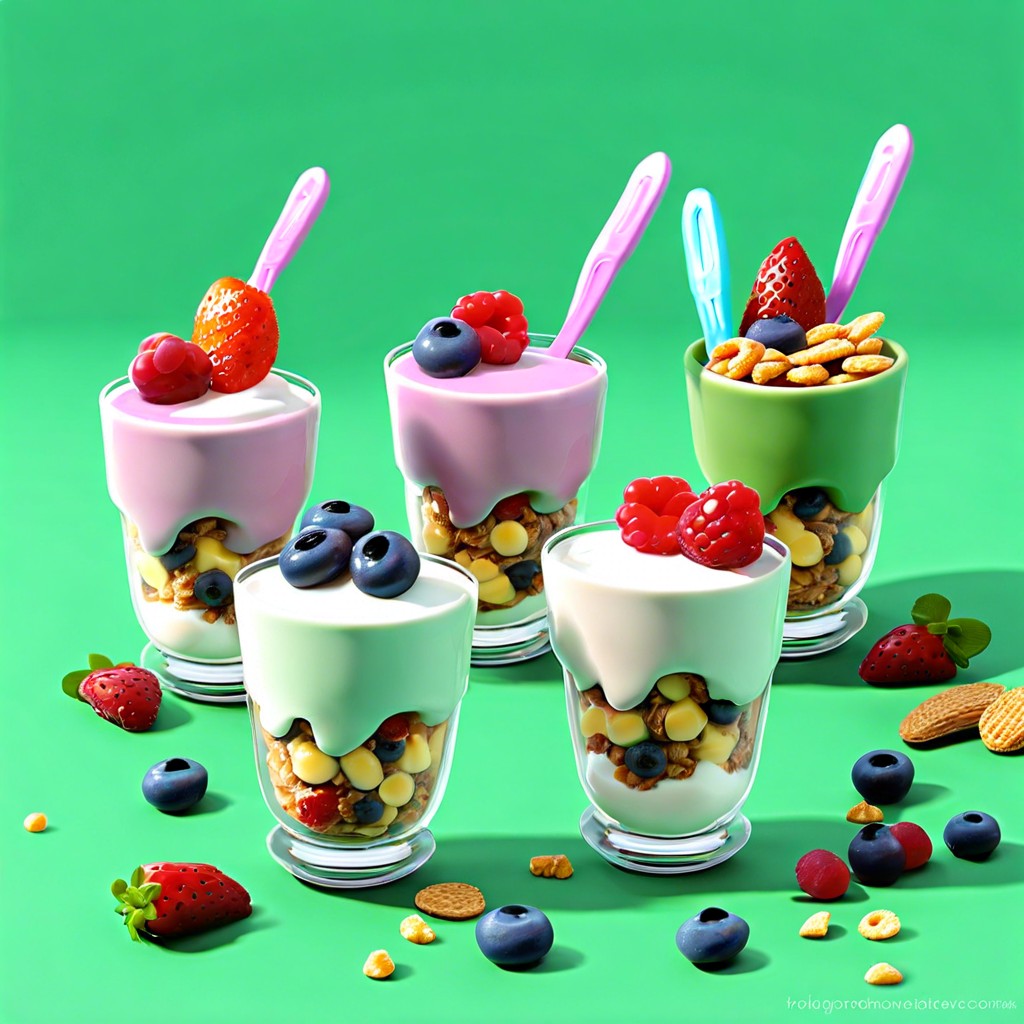 mini yogurt parfaits