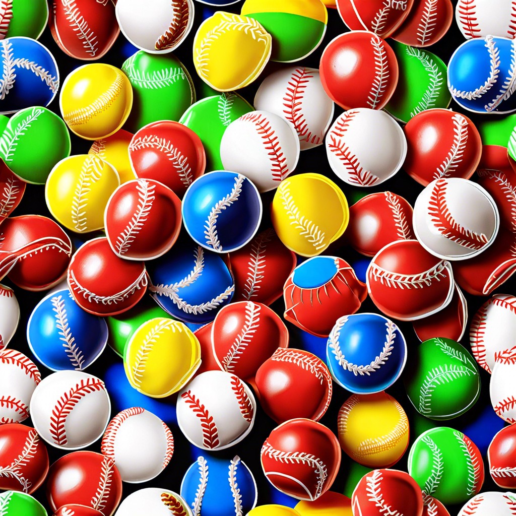 miniature foam softballs