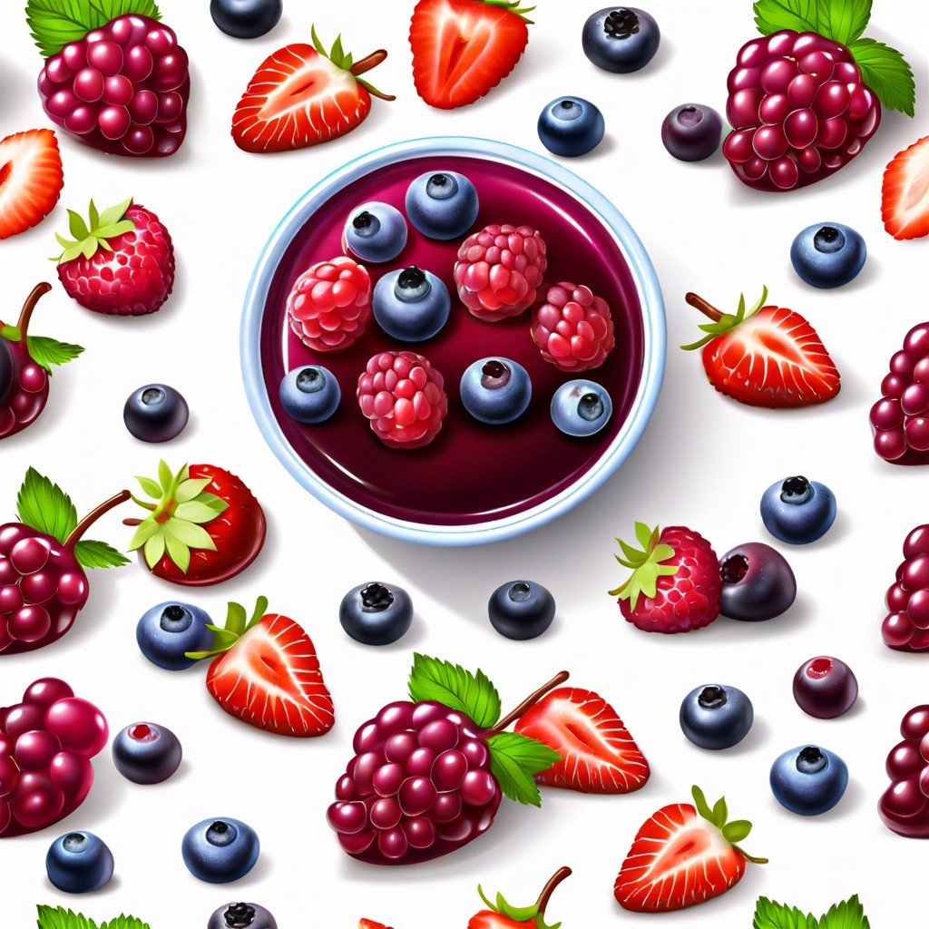 mixed berry compote