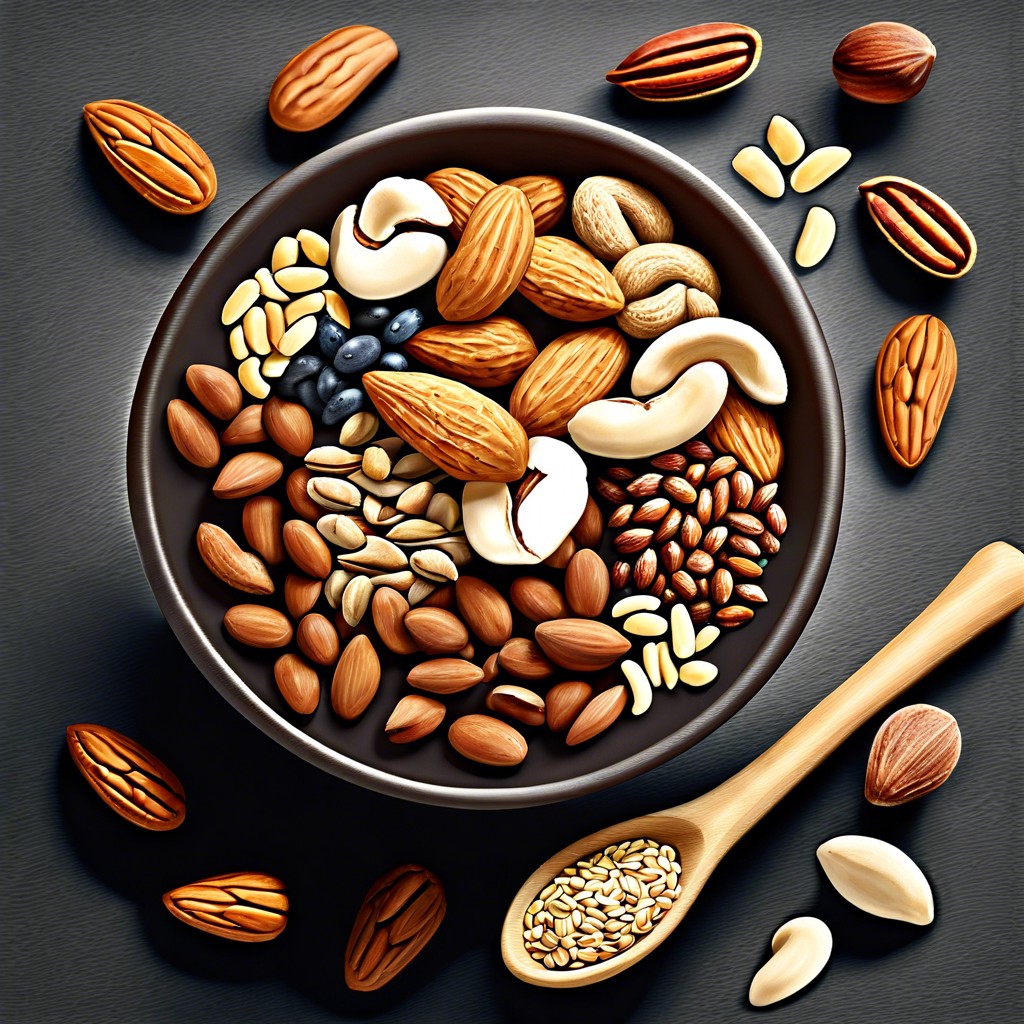 mixed nuts and seeds