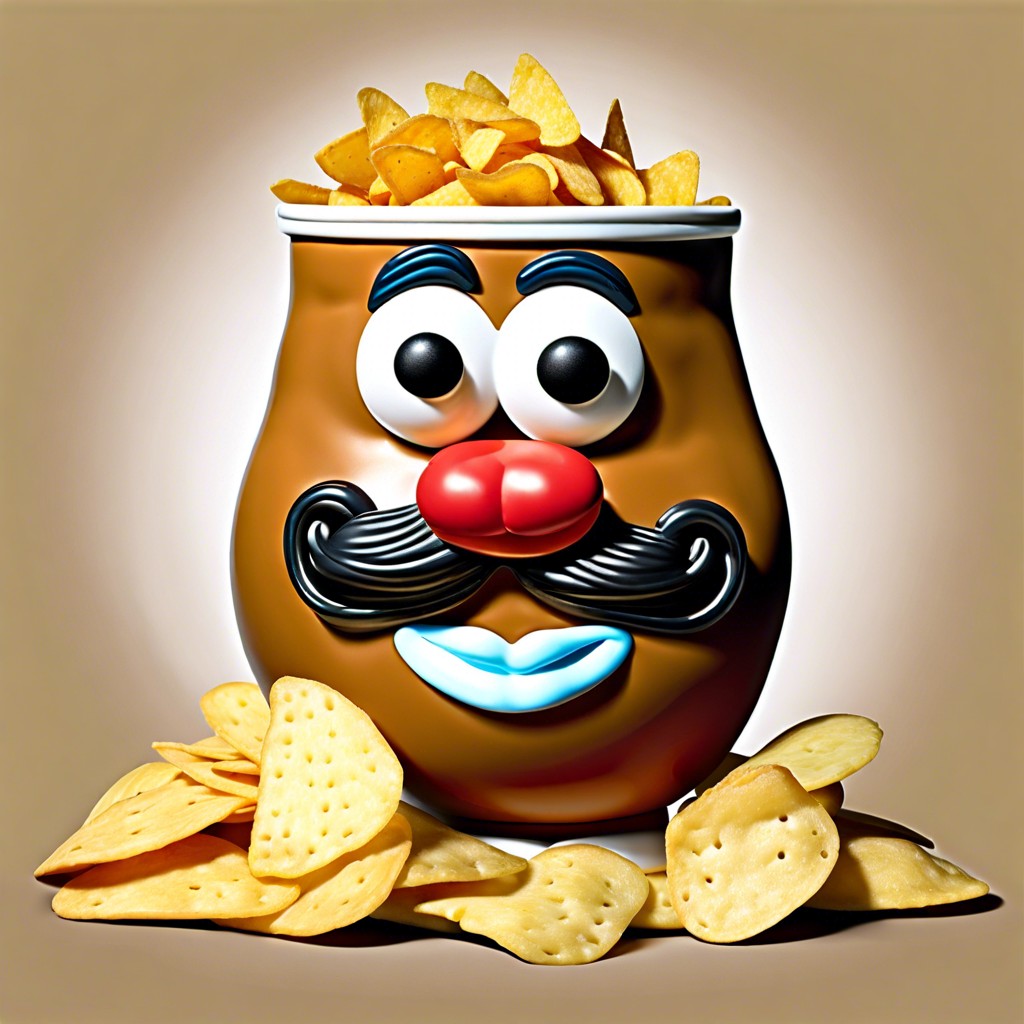 mr. potato head chips amp dip