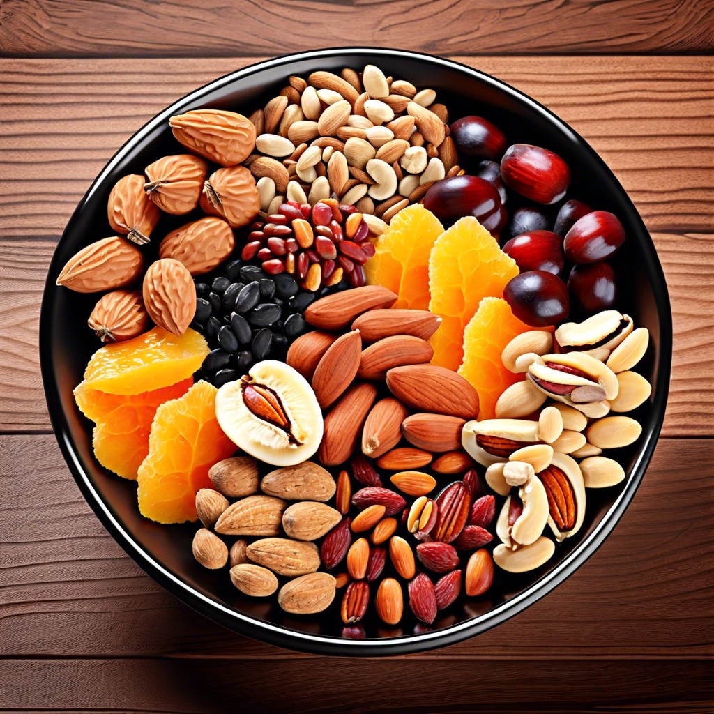 nut and seed mix with dried fruit