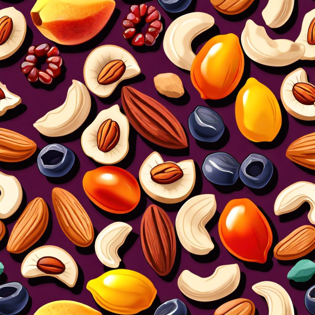 nut free trail mix with dried fruits