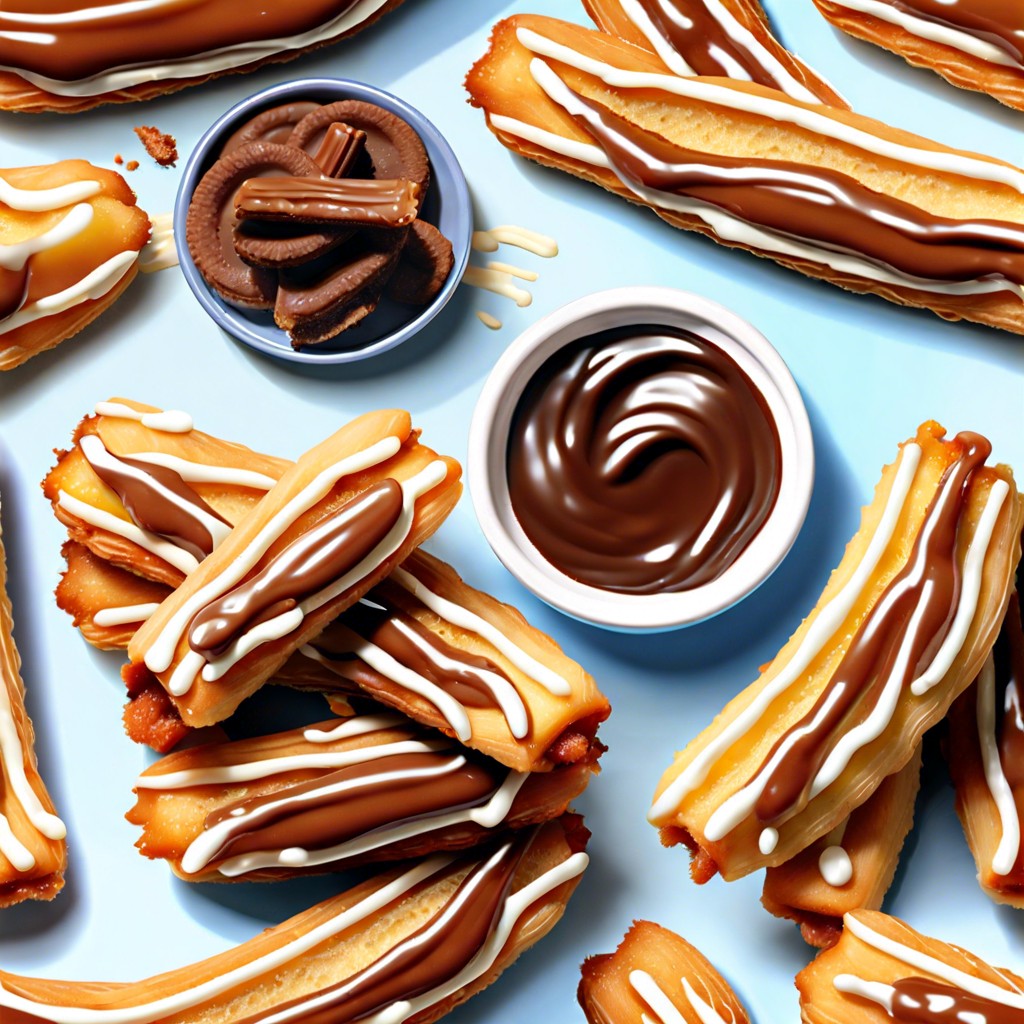 nutella stuffed churros