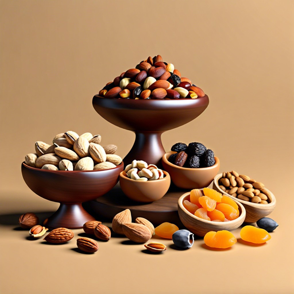 nuts and dried fruits corner