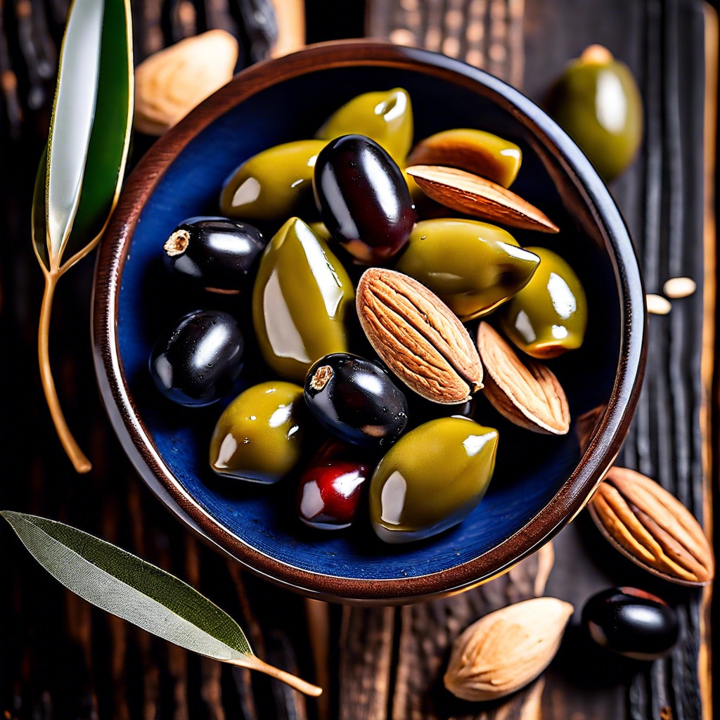 olive and almond mix