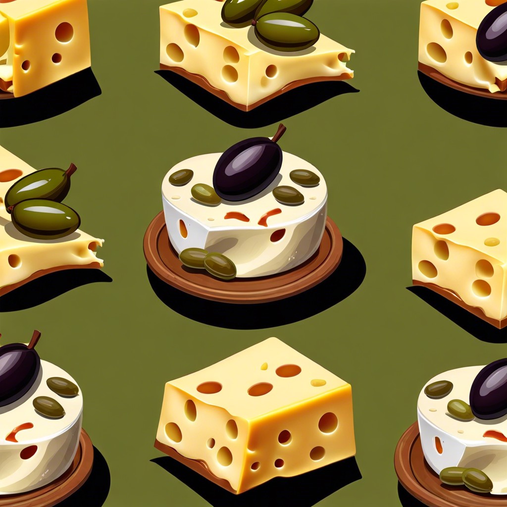 olive and cheese snack pack