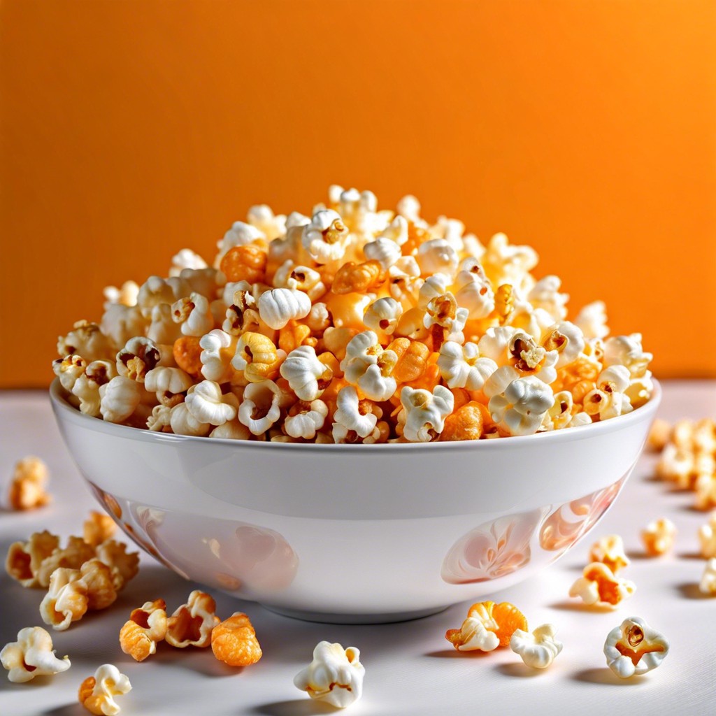orange flavored popcorn