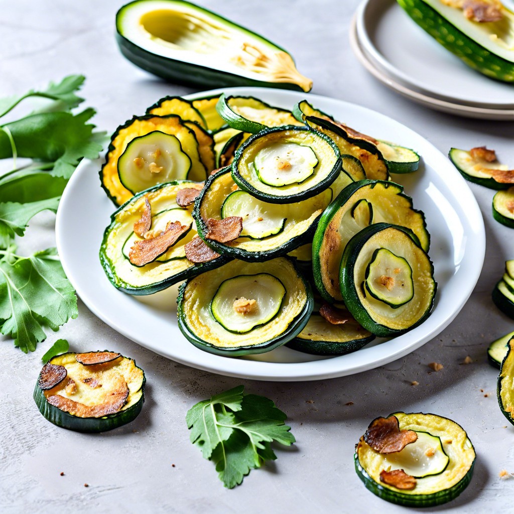 oven baked zucchini chips