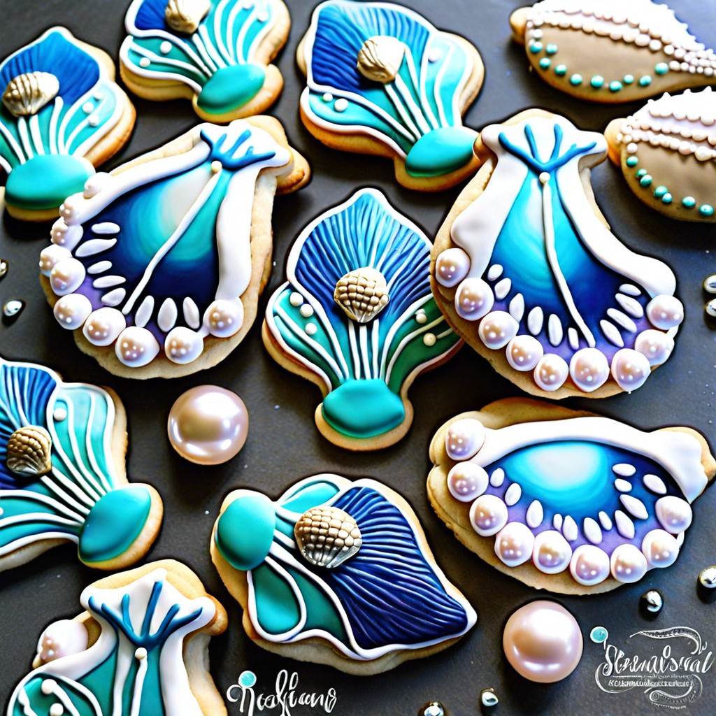 oyster pearl cookies