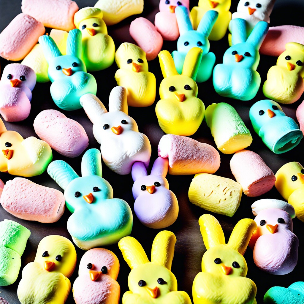 pastel marshmallow peeps