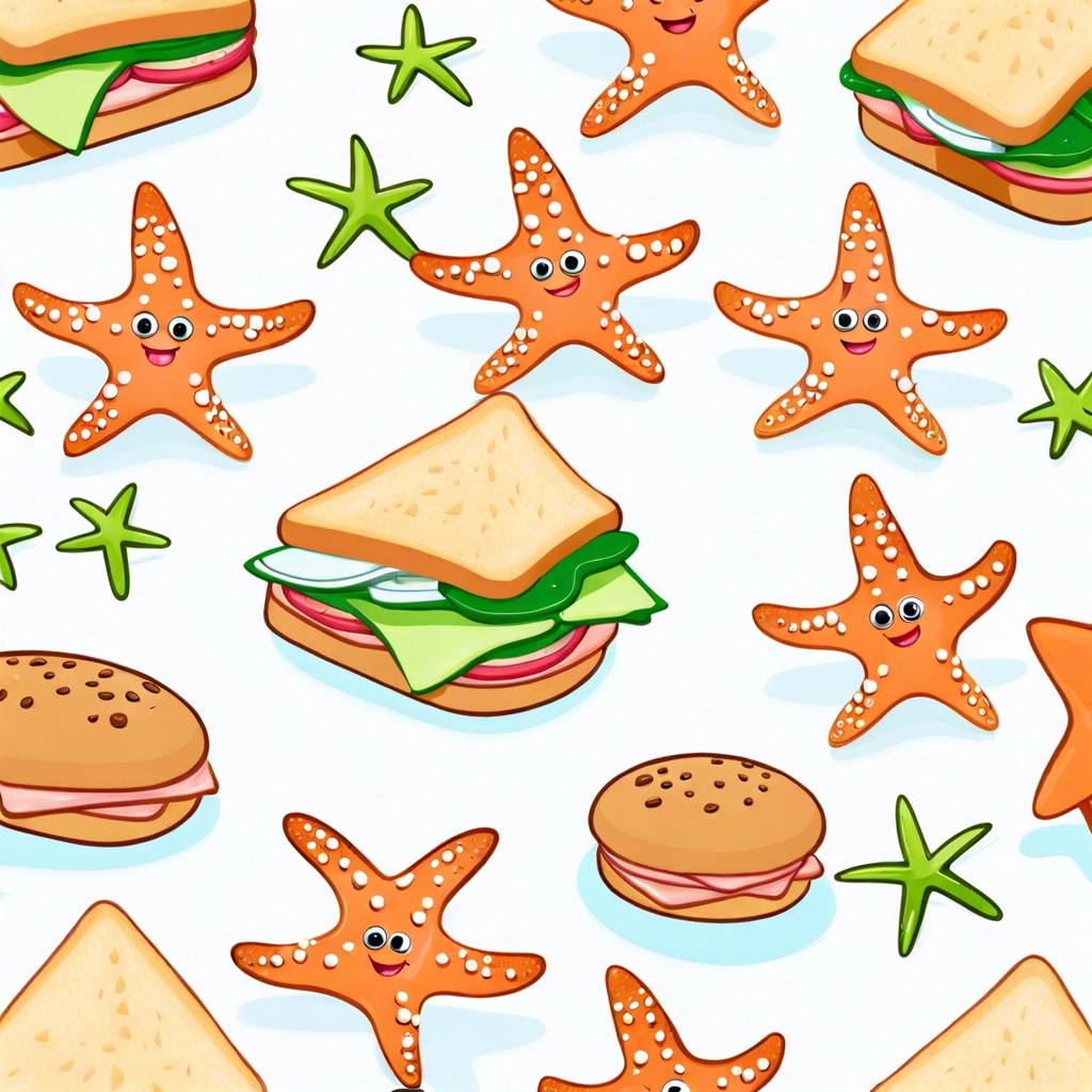 patrick starfish sandwiches
