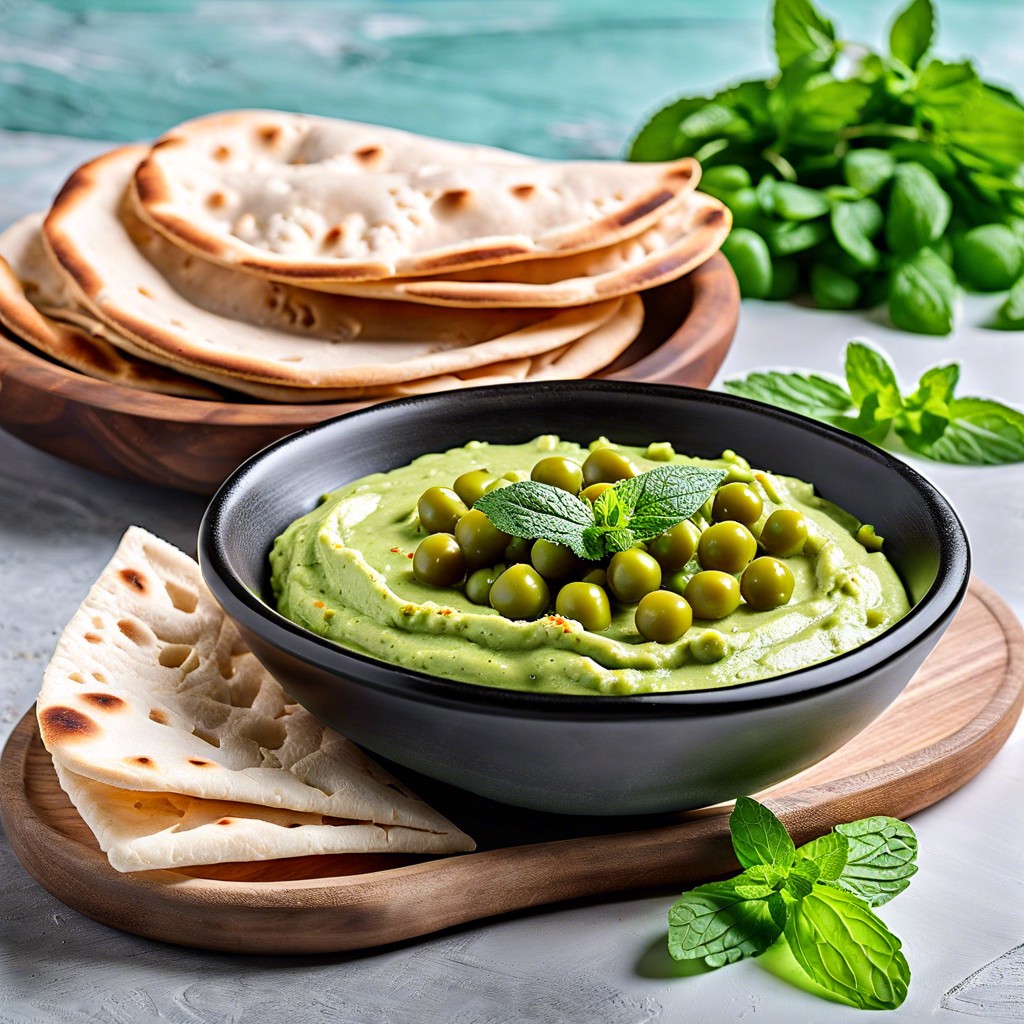 pea and mint hummus