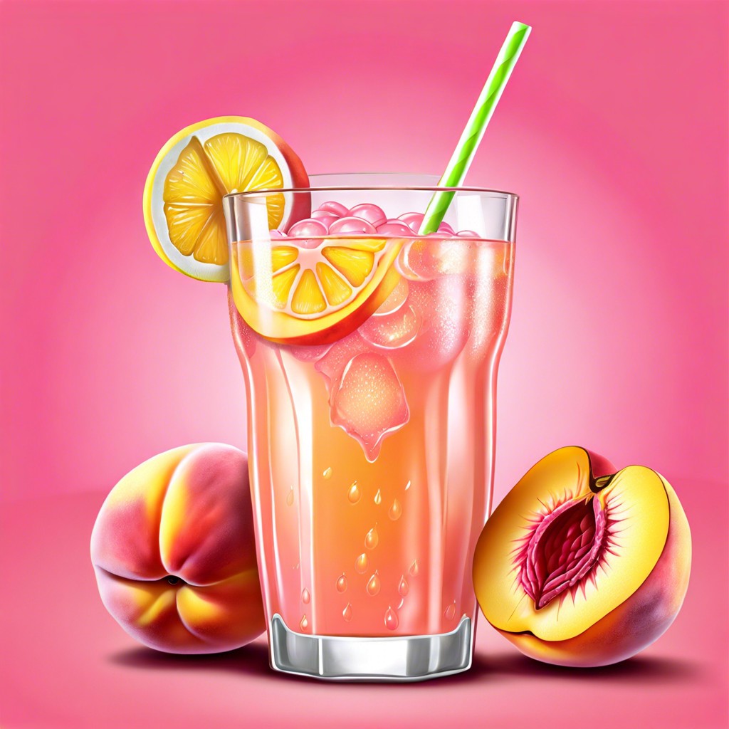 peachs pink lemonade