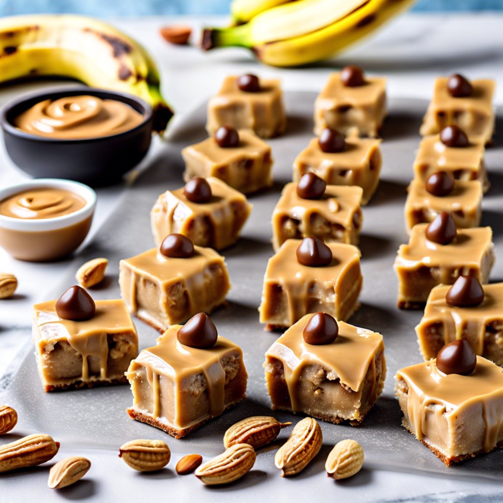 peanut butter banana bites