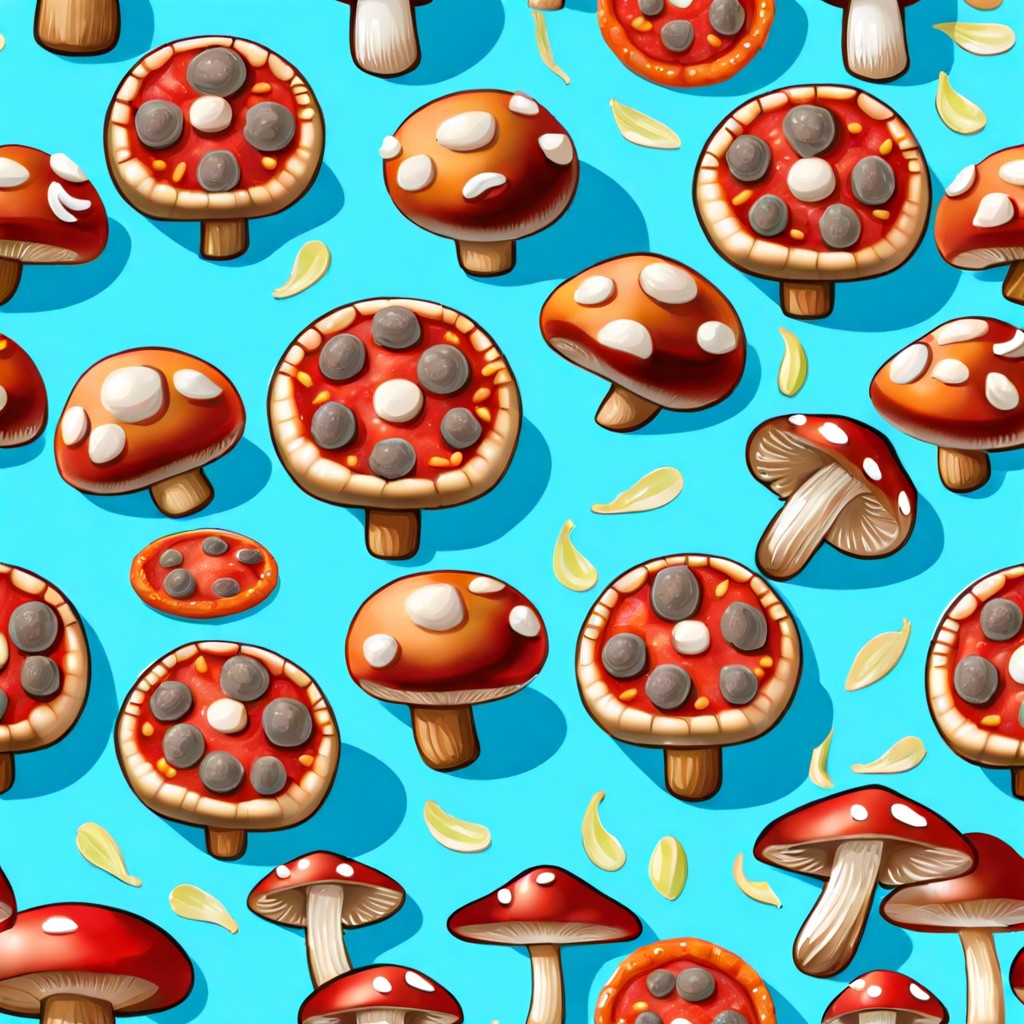 pepperoni stuffed mushrooms