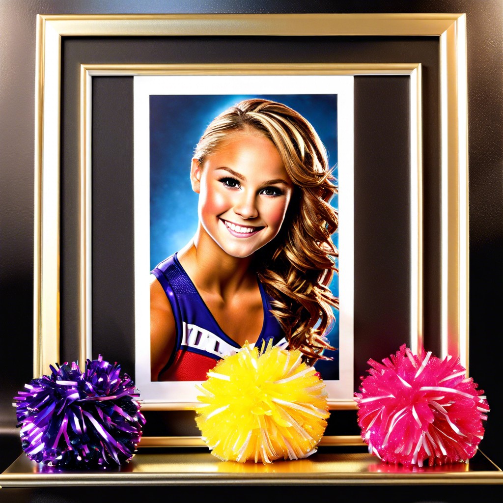 personalized cheer poms
