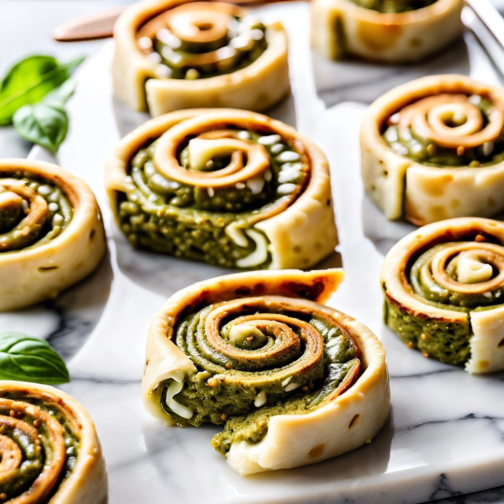 pesto pinwheels