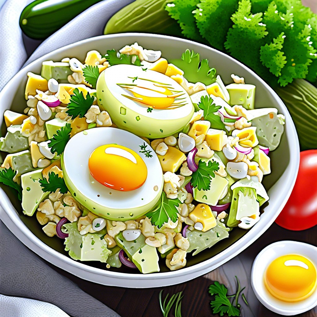 pickle and egg salad