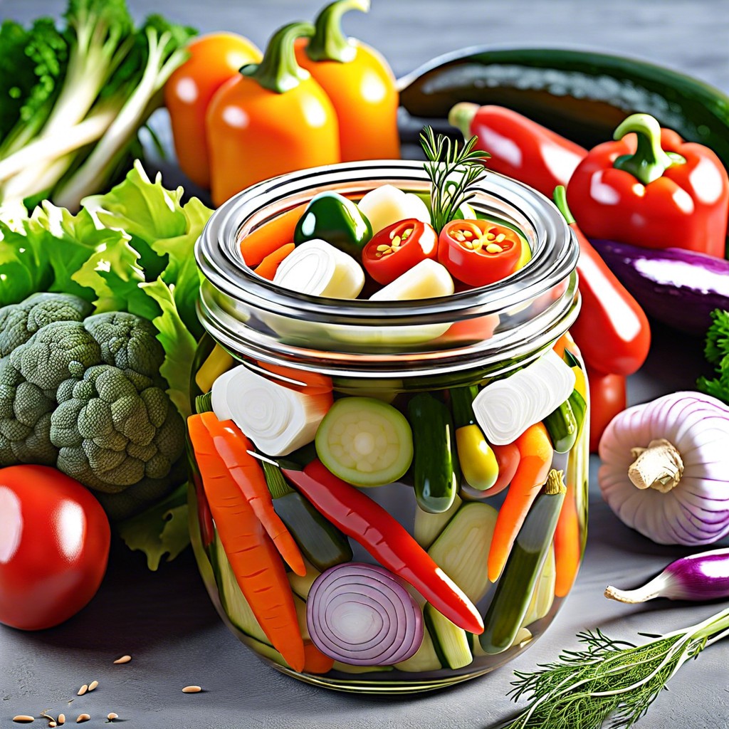 pickled vegetable assortment