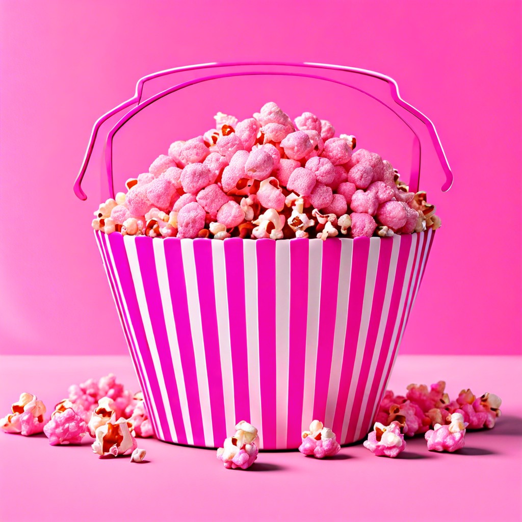 pink movie night basket add pink popcorn a pink blanket and a romantic comedy dvd