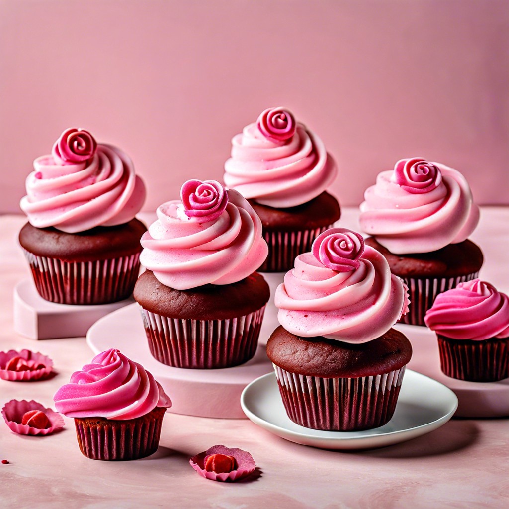 pink velvet cupcakes