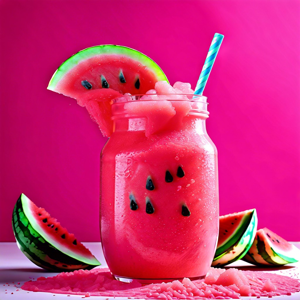 pink watermelon slush