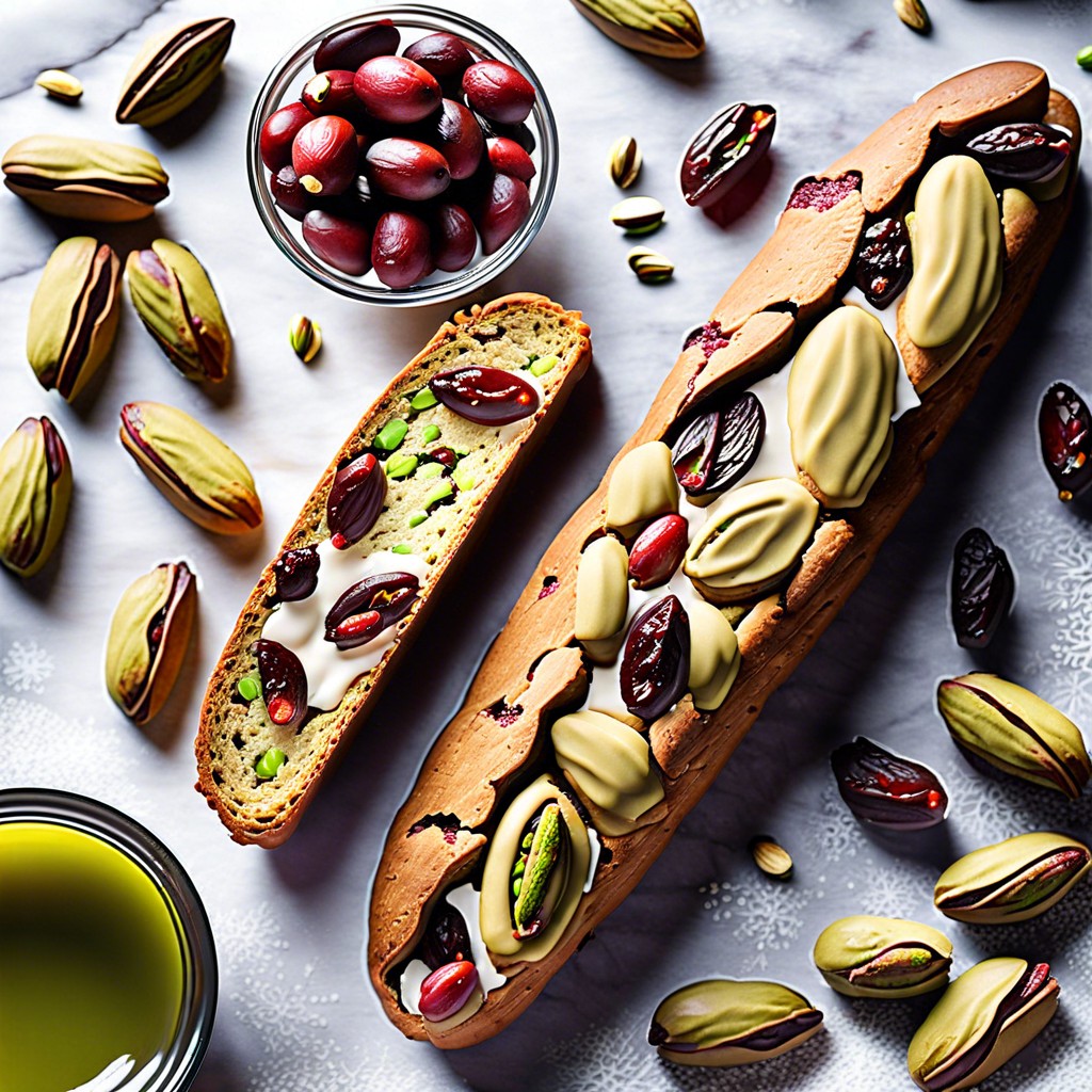 pistachio cranberry biscotti