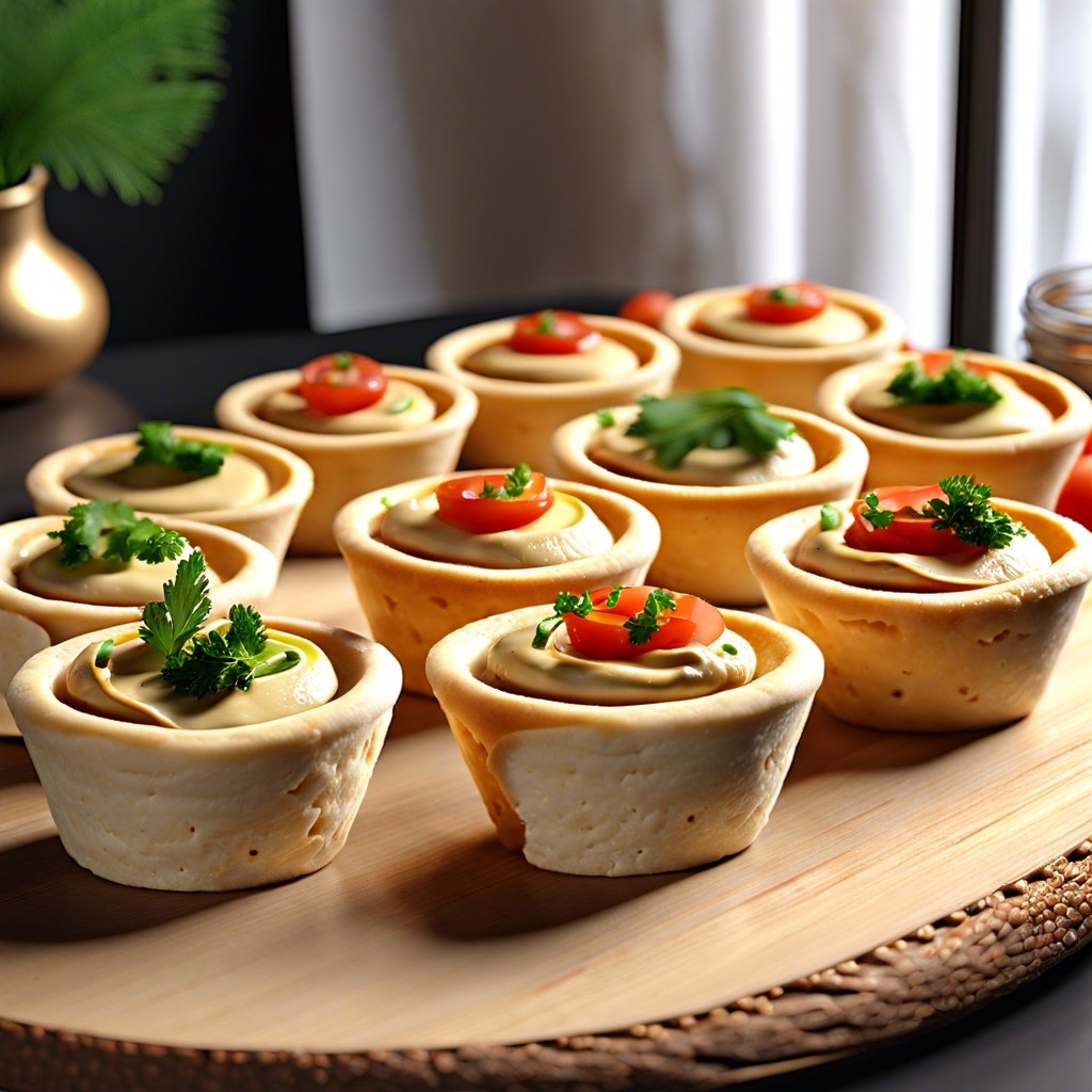 pita and hummus cups