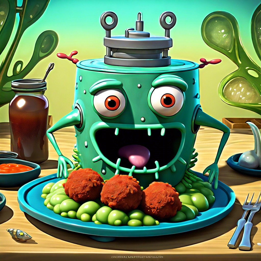 planktons chum bucket meatballs