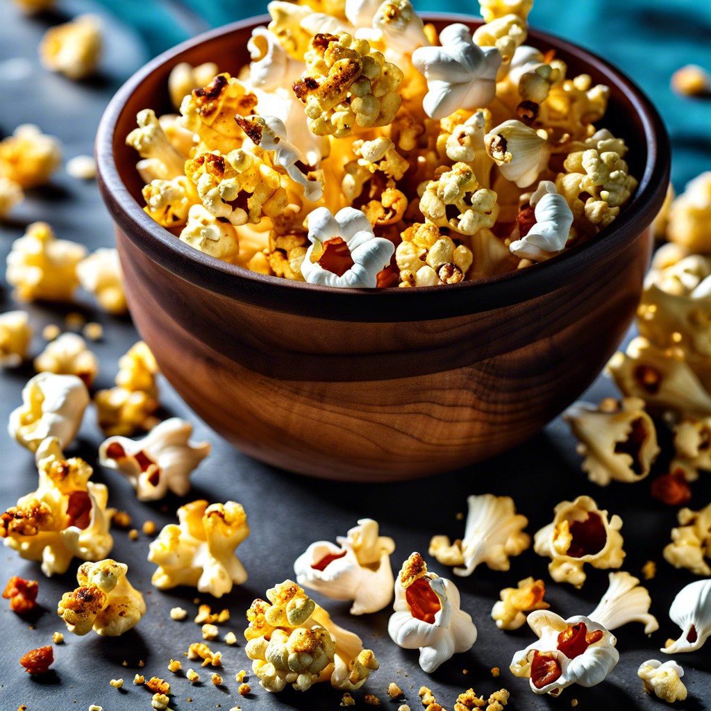popcorn with nutritional yeast seasoning