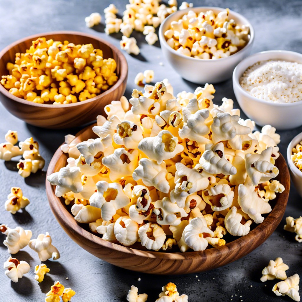 popcorn with nutritional yeast topping