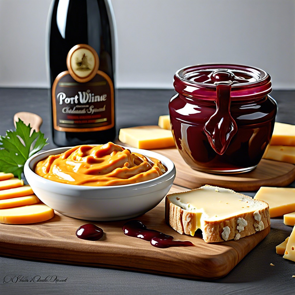 port wine cheddar spread