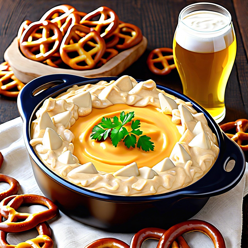 pretzel amp beer cheese dip