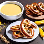 pretzels with mustard dip