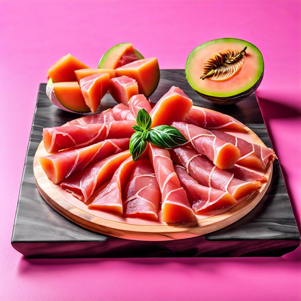 prosciutto wrapped melon