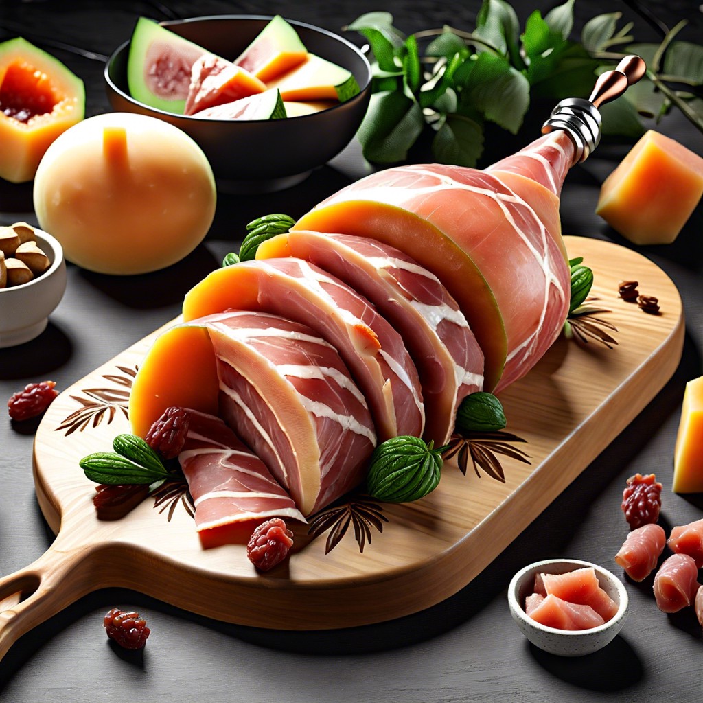 prosciutto wrapped melon