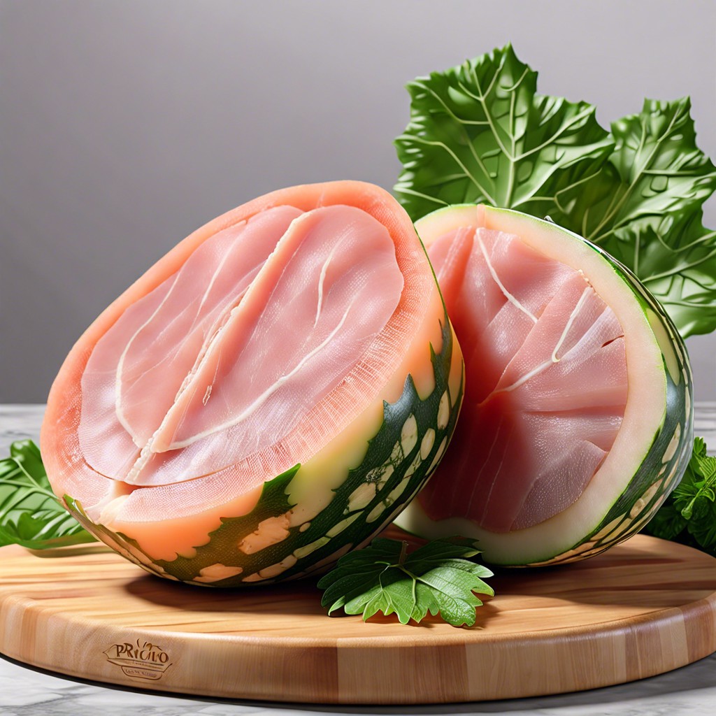 prosciutto wrapped melon