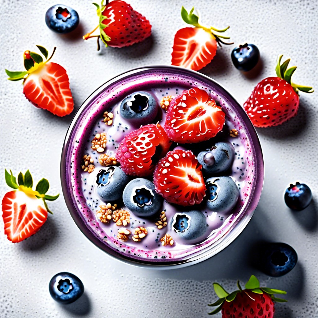 protein packed chia pudding