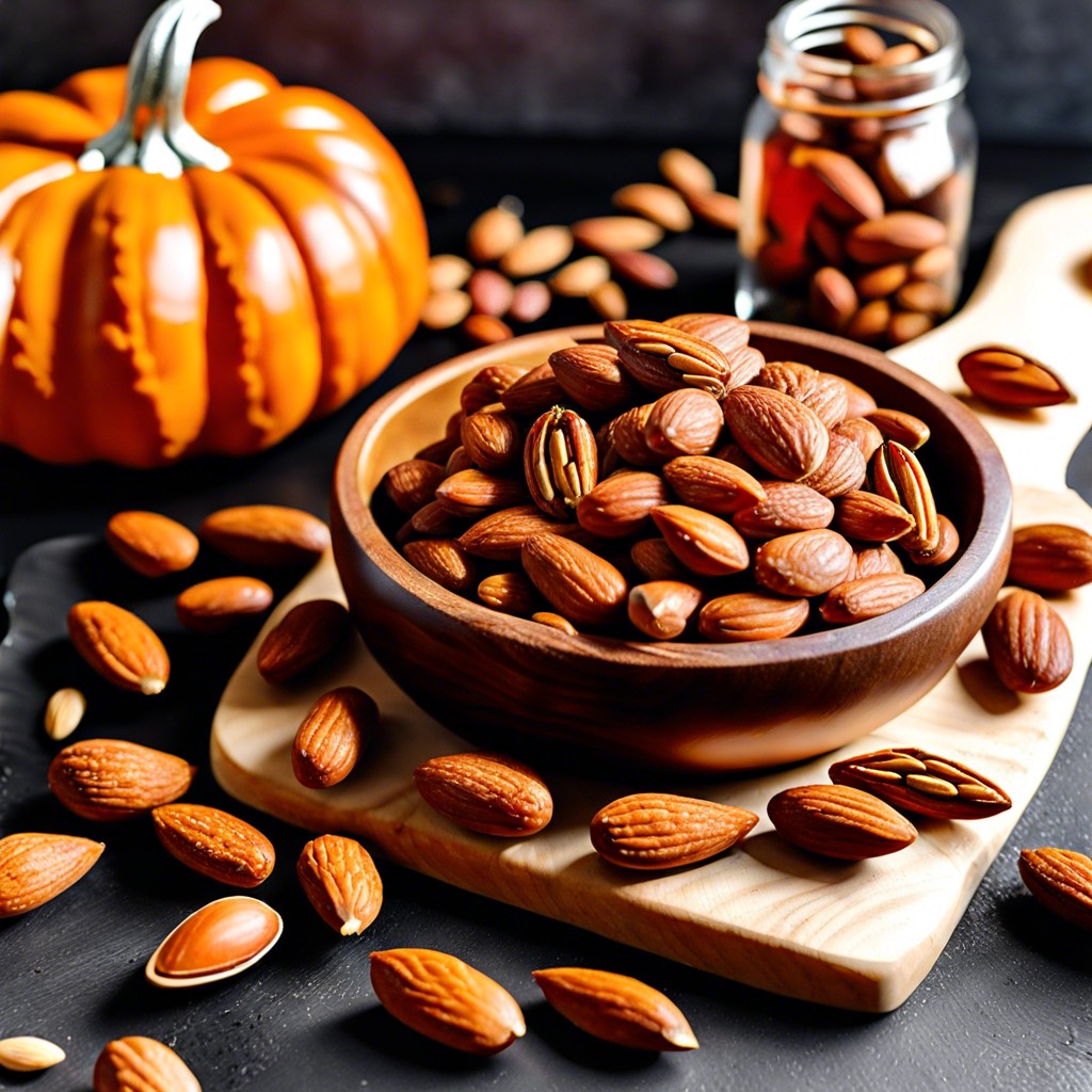 pumpkin spice almonds