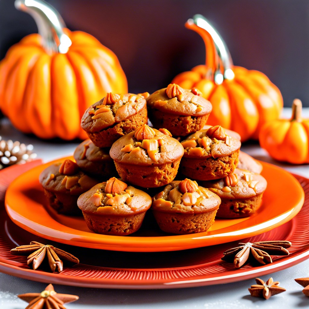 pumpkin spice mini muffins