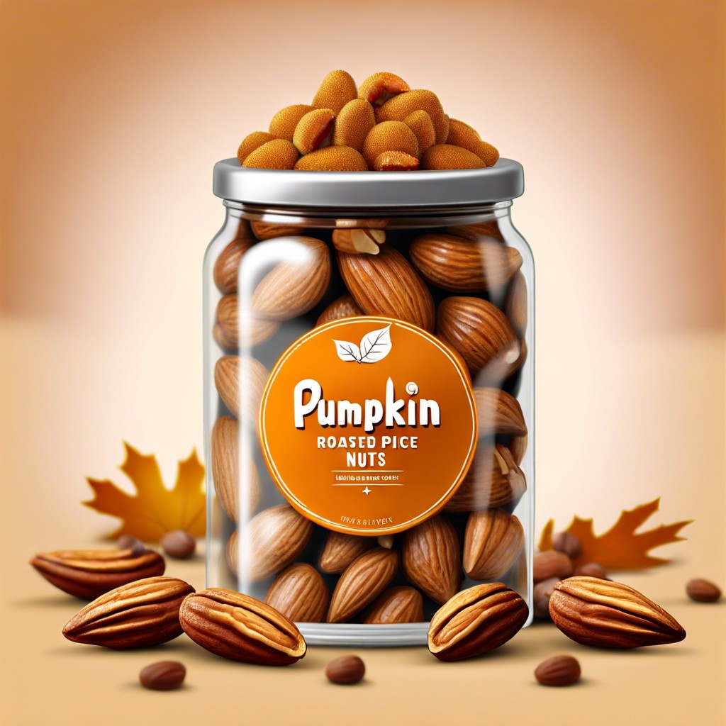 pumpkin spice roasted nuts