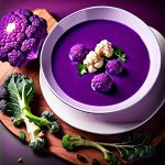 purple cauliflower soup