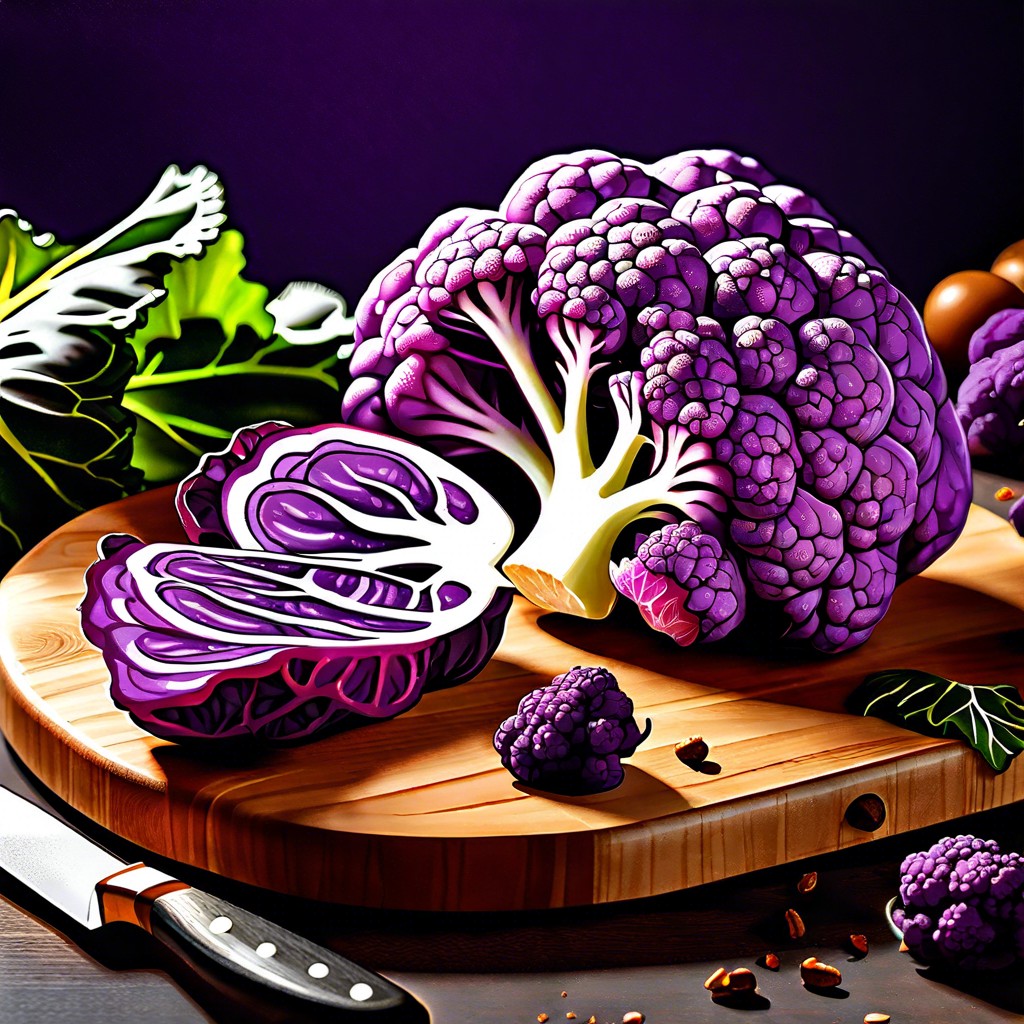 purple cauliflower