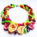 rainbow covenant fruit loop necklaces