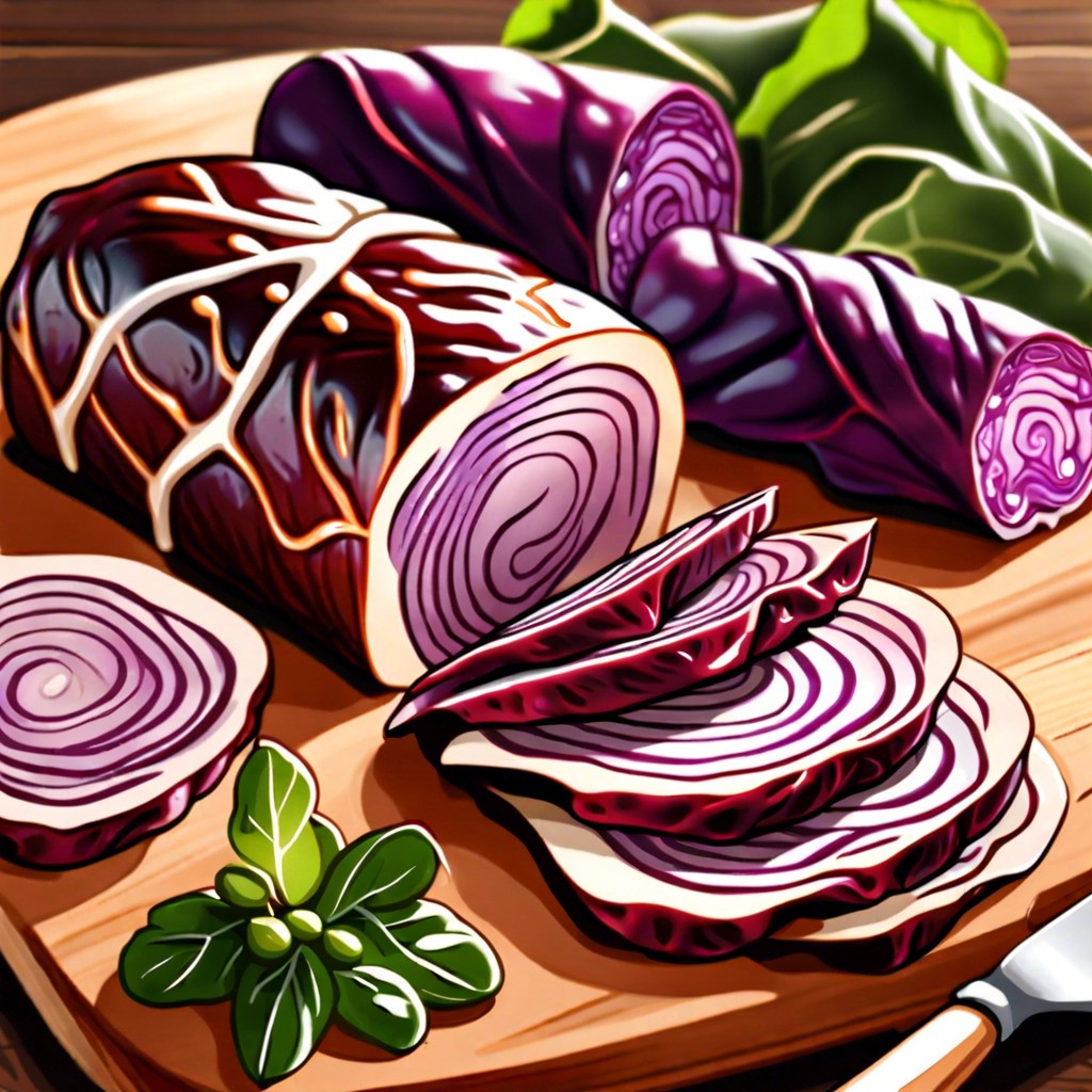 red cabbage rolls