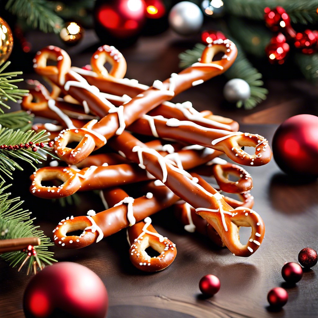 reindeer pretzel rods