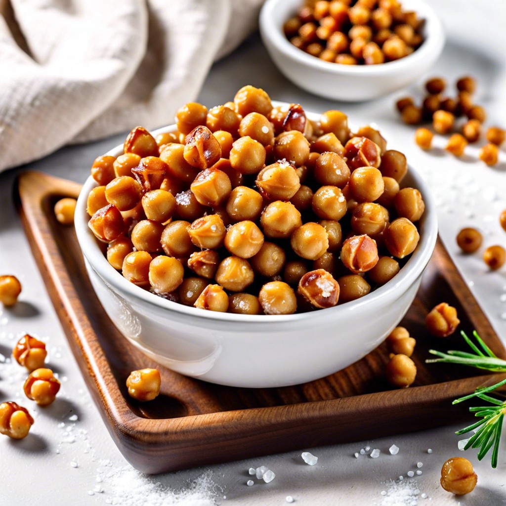 roasted chickpeas with sea salt