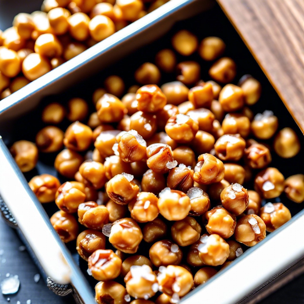 roasted chickpeas with sea salt