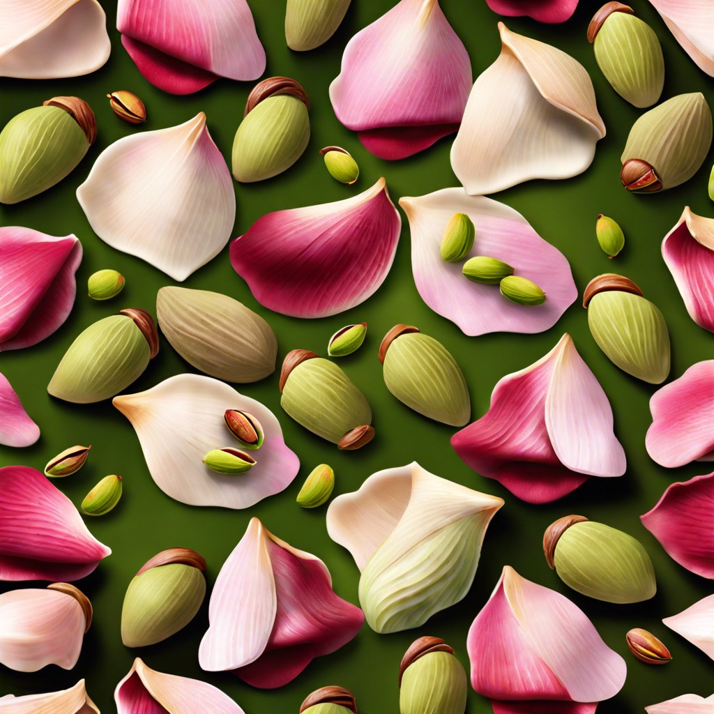 rose petal and pistachio bark